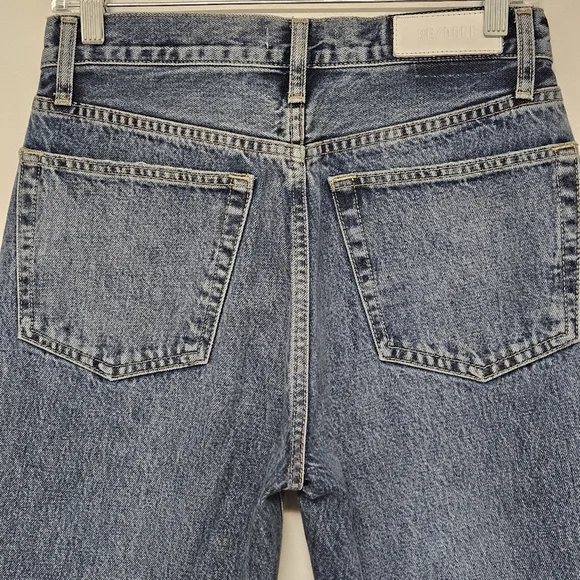 📌241 RE/DONE DISTRESSED  90S HIGH RISE LOOSE JEANS WOMEN'S SIZE 27 - Picture 9 of 15